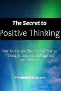 The Secret to Positive Thinking
